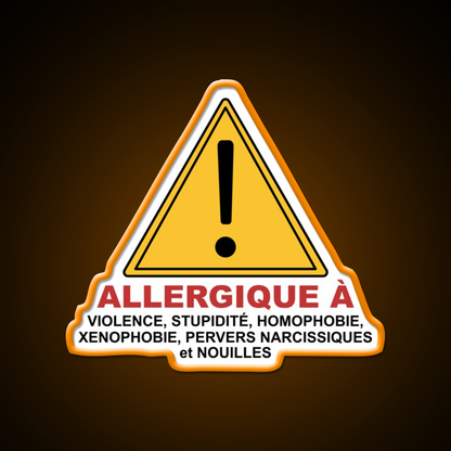 Allergic Man Cave Bar Led Neon Sign Rgb Color