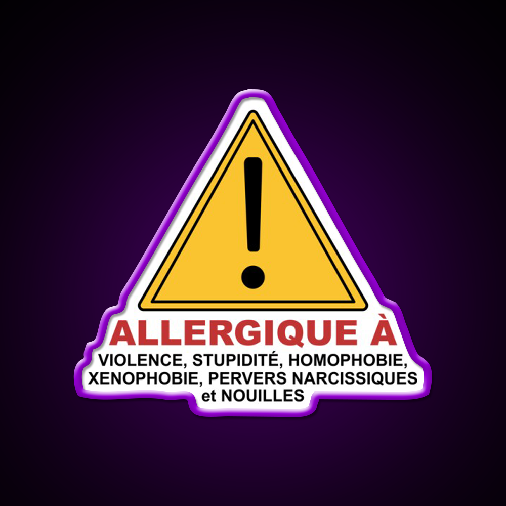 Allergic Man Cave Bar Led Neon Sign Rgb Color