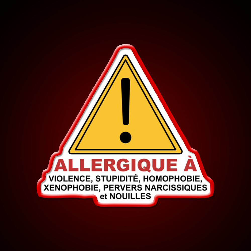 Allergic Man Cave Bar Led Neon Sign Rgb Color