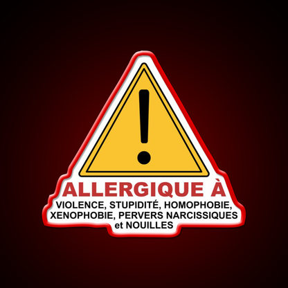 Allergic Man Cave Bar Led Neon Sign Rgb Color