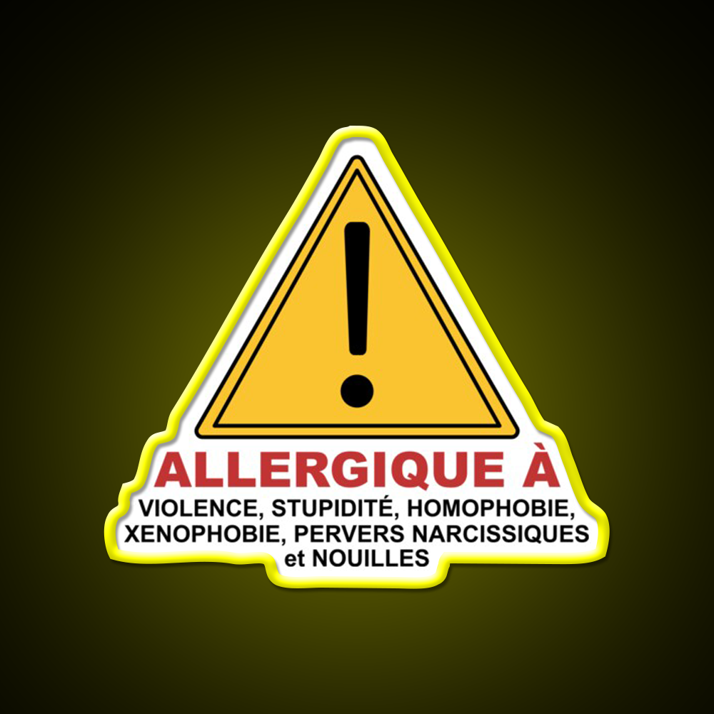 Allergic Man Cave Bar Led Neon Sign Rgb Color