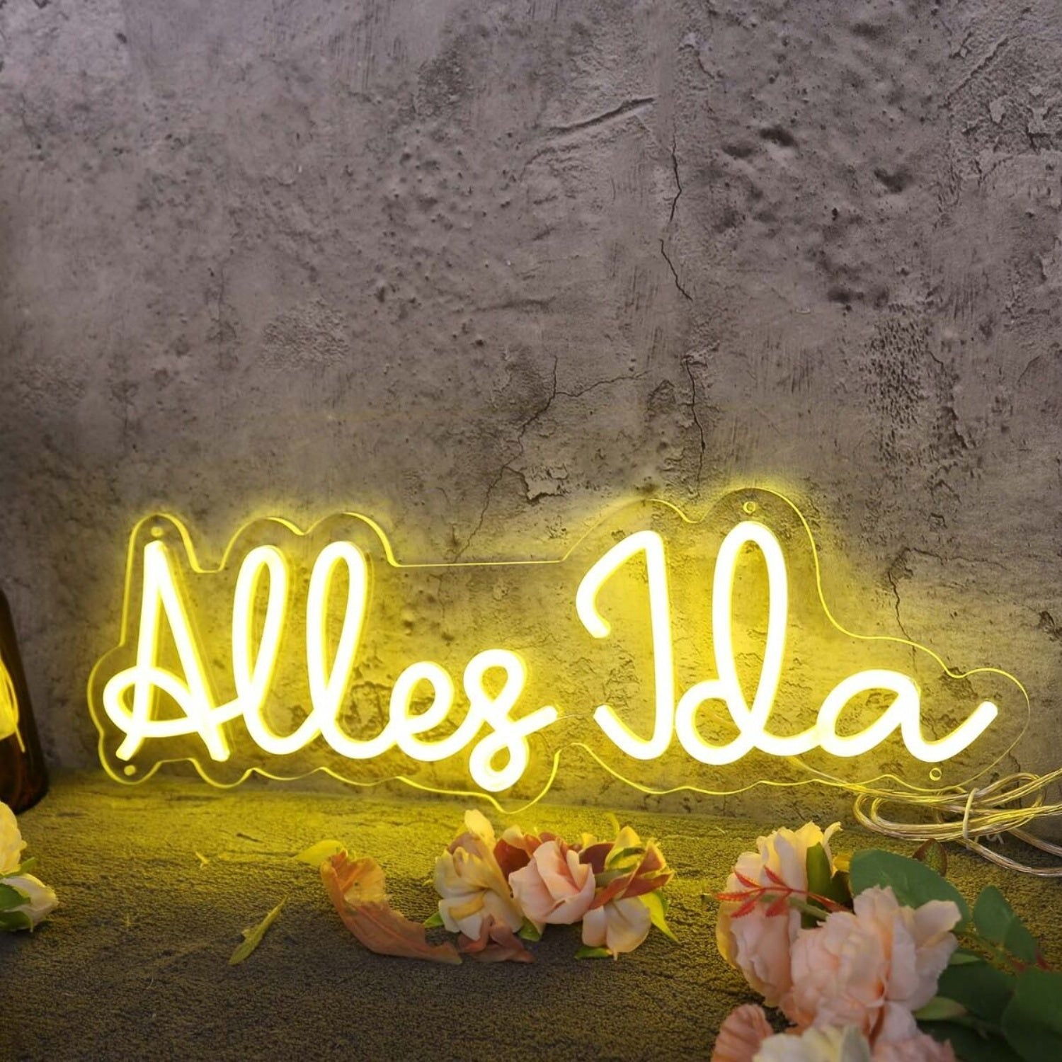 Alles Jda Yellow Led Neon Sign - Shineneon