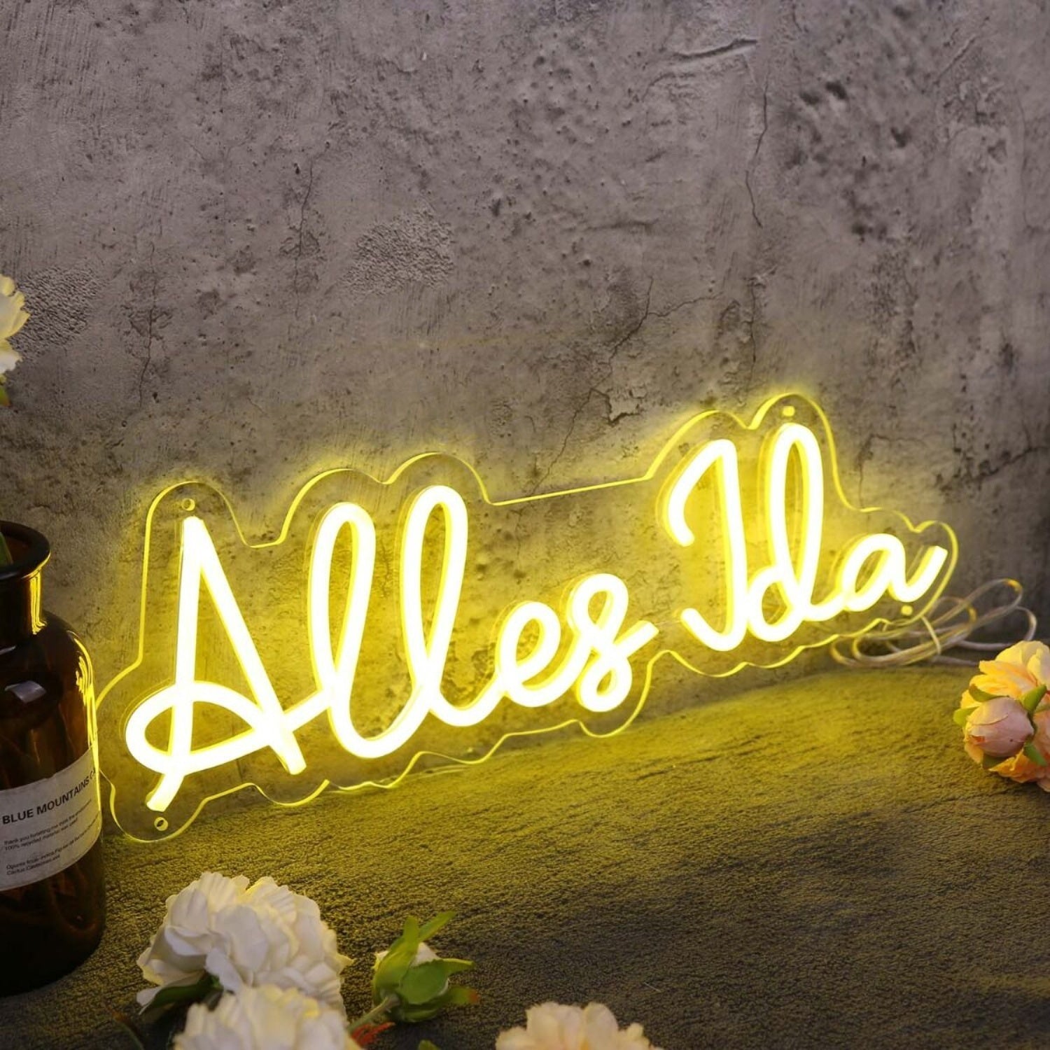 Alles Jda Yellow Led Neon Sign - Shineneon