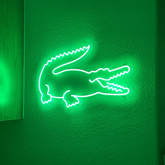 Alligator Crocodile Led Sign Business Neon Sign