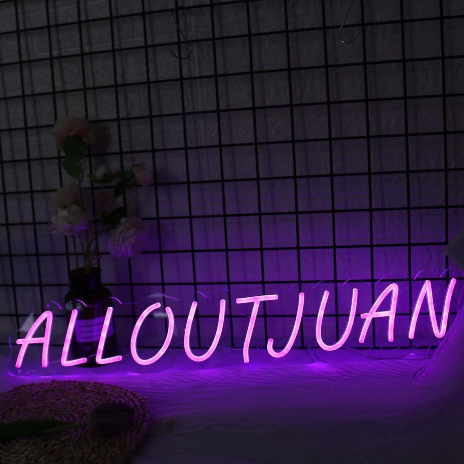 Alloutjuan Purple Led Neon Sign - Shineneon