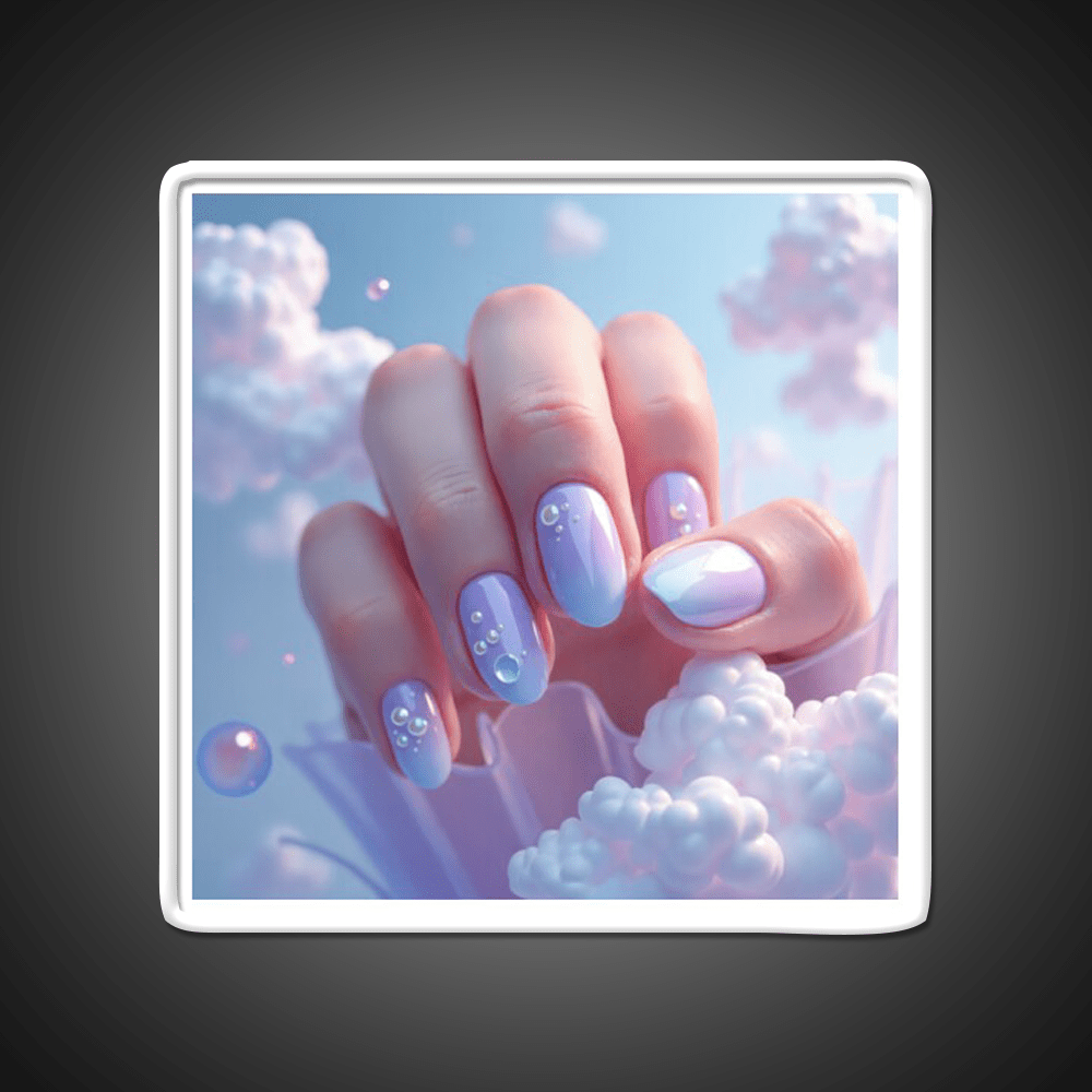 Almond Nail Salon Led Neon Sign For Beauty Salon Rgb Color - Shineneon