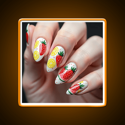 Almond Nail Salon Led Neon Sign For Tech Room Rgb Color - Shineneon