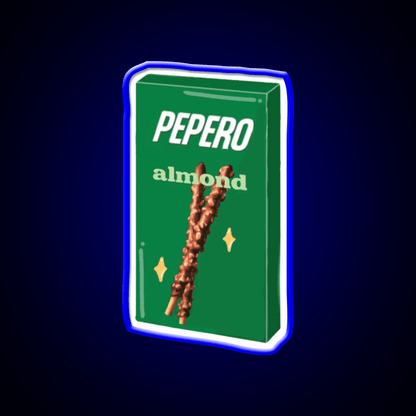 Almond Pepero Snack Food Led Neon Sign Rgb Color - Shineneon
