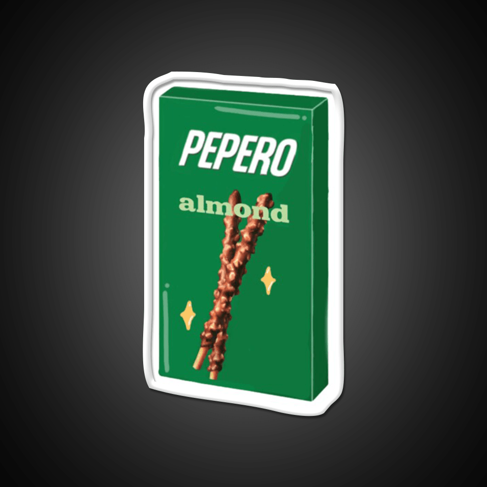 Almond Pepero Snack Food Led Neon Sign Rgb Color - Shineneon
