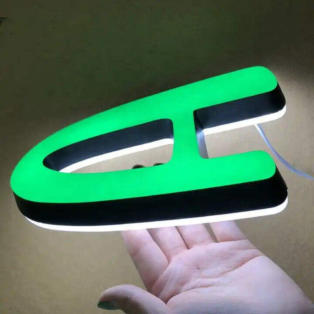 Aloe Fruit Market 3D Frontlit And Backlit Channel Letter Led Light Sign - Shineneon