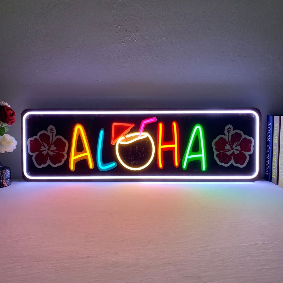 Aloha Cocktail Bar Led Sign Business Neon Sign - Shineneon