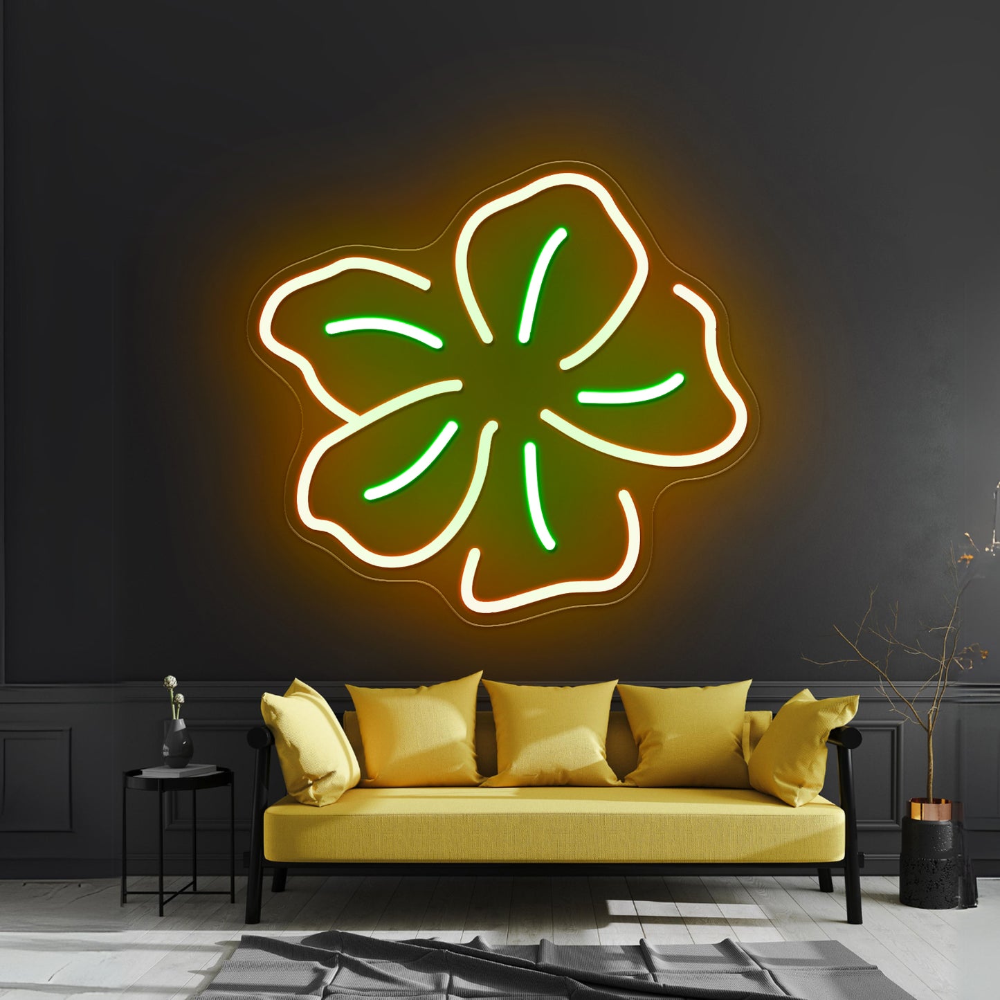 Aloha Flower Cheap Neon Sign For Bedroom