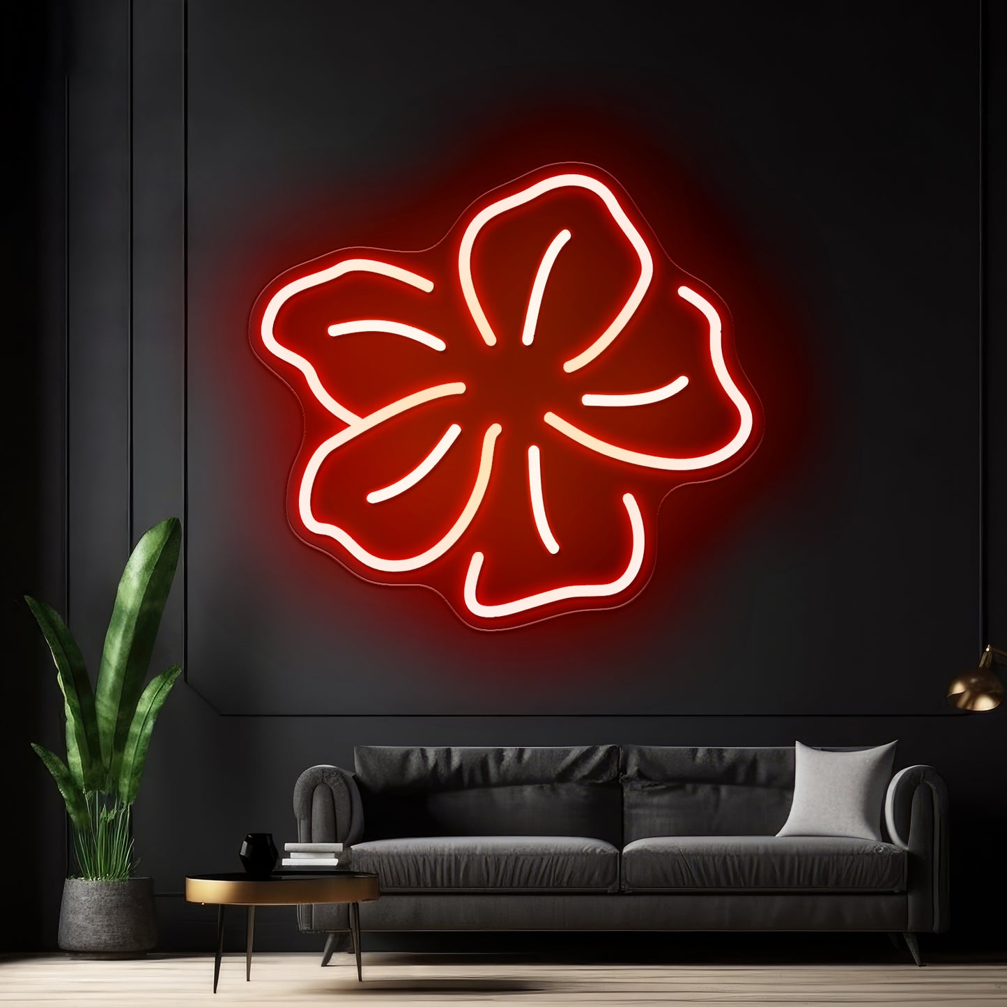 Aloha Flower Cheap Neon Sign For Bedroom