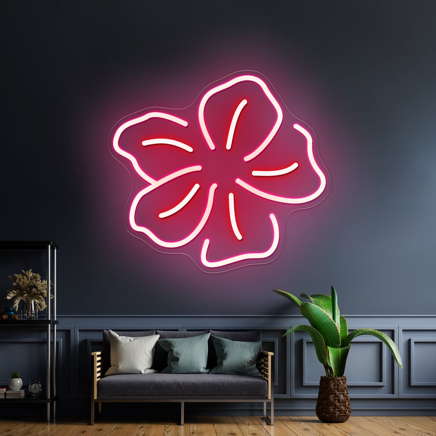 Aloha Flower Cheap Neon Sign For Bedroom