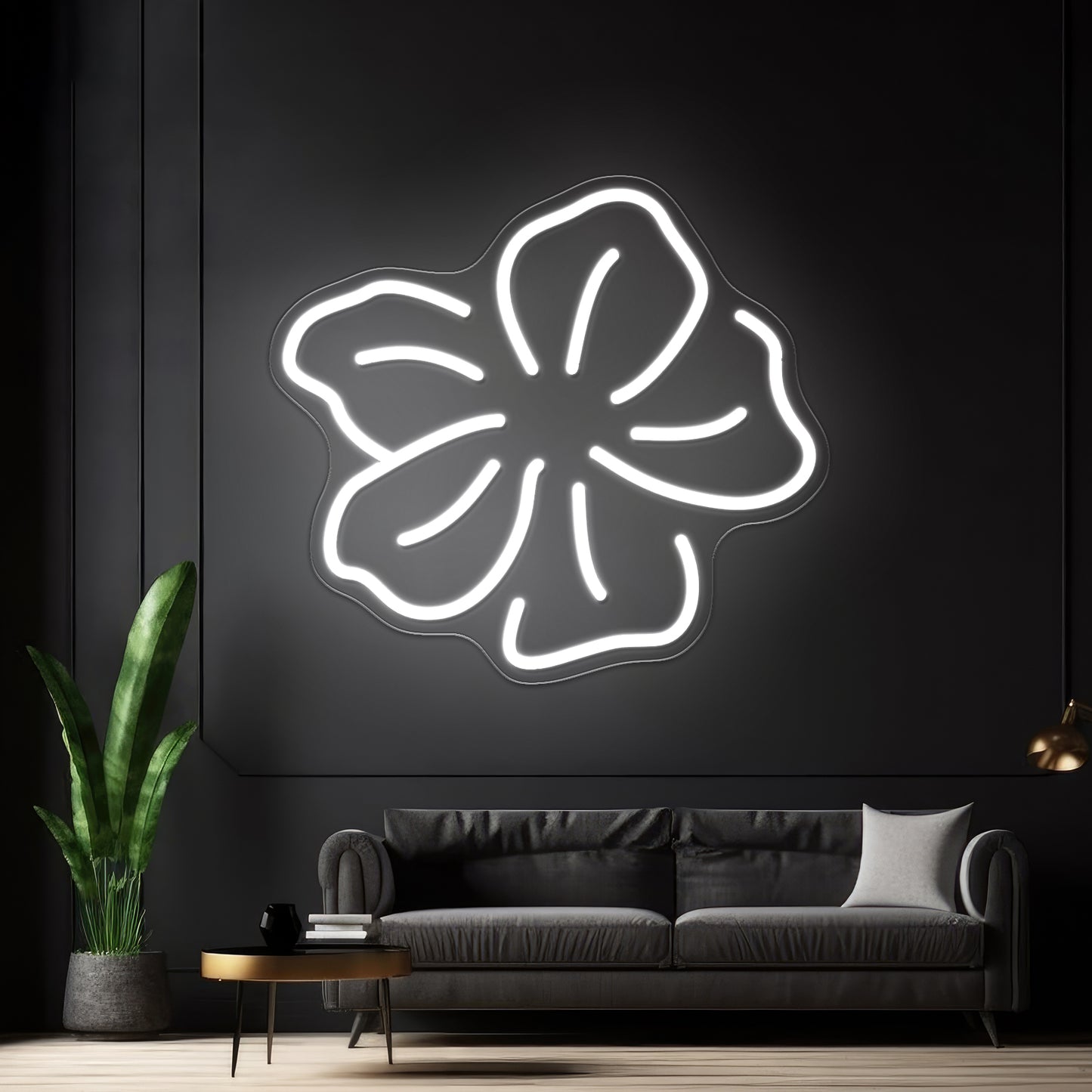 Aloha Flower Cheap Neon Sign For Bedroom