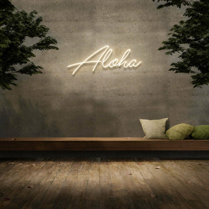 Aloha Led Neon Sign - Shineneon
