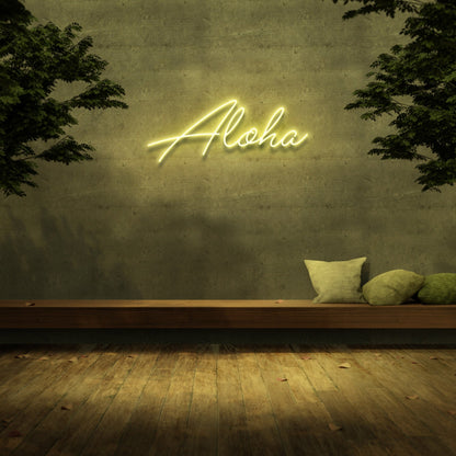 Aloha Led Neon Sign - Shineneon