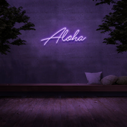Aloha Led Neon Sign - Shineneon