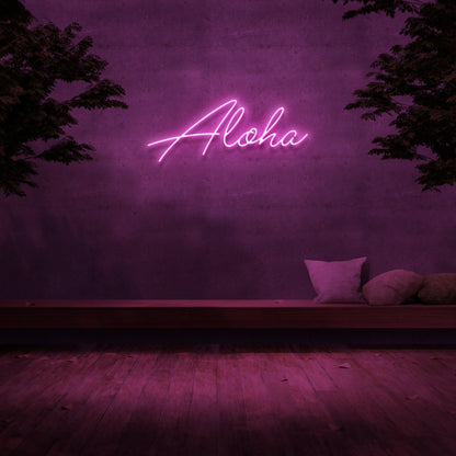 Aloha Led Neon Sign - Shineneon