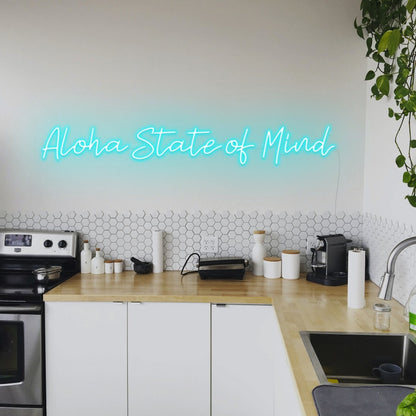 Aloha State Of Mind Led Neon Sign Wall Art | Shineneon