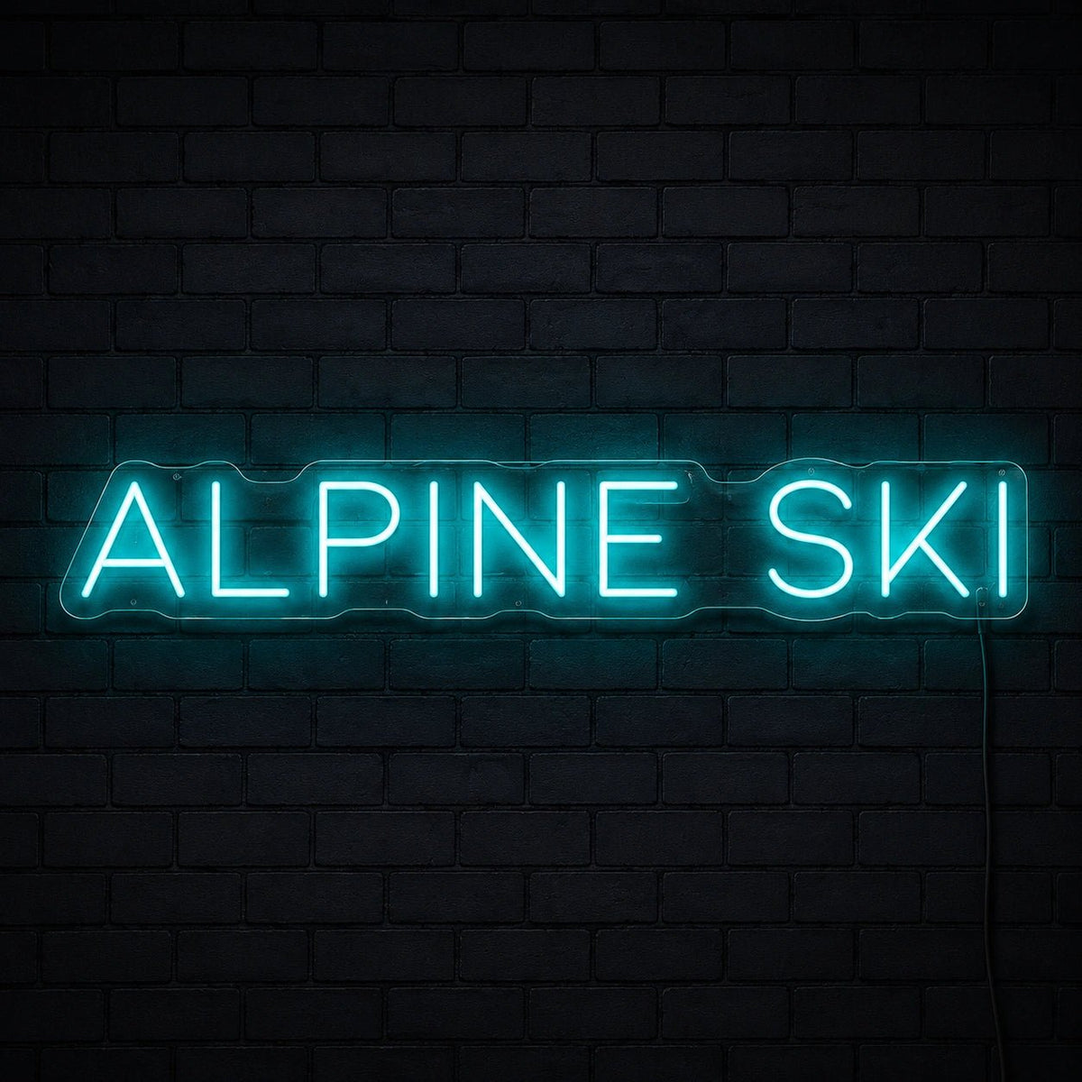 Alpine Ski LED Neon Sign - Shineneon