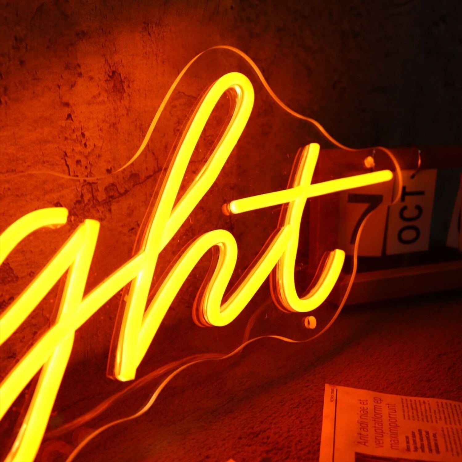 Alright Red Led Neon Sign - Shineneon