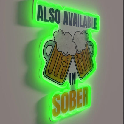 Also Available In Sober Bar Wall Art Rgb Led Neon Sign - Shineneon