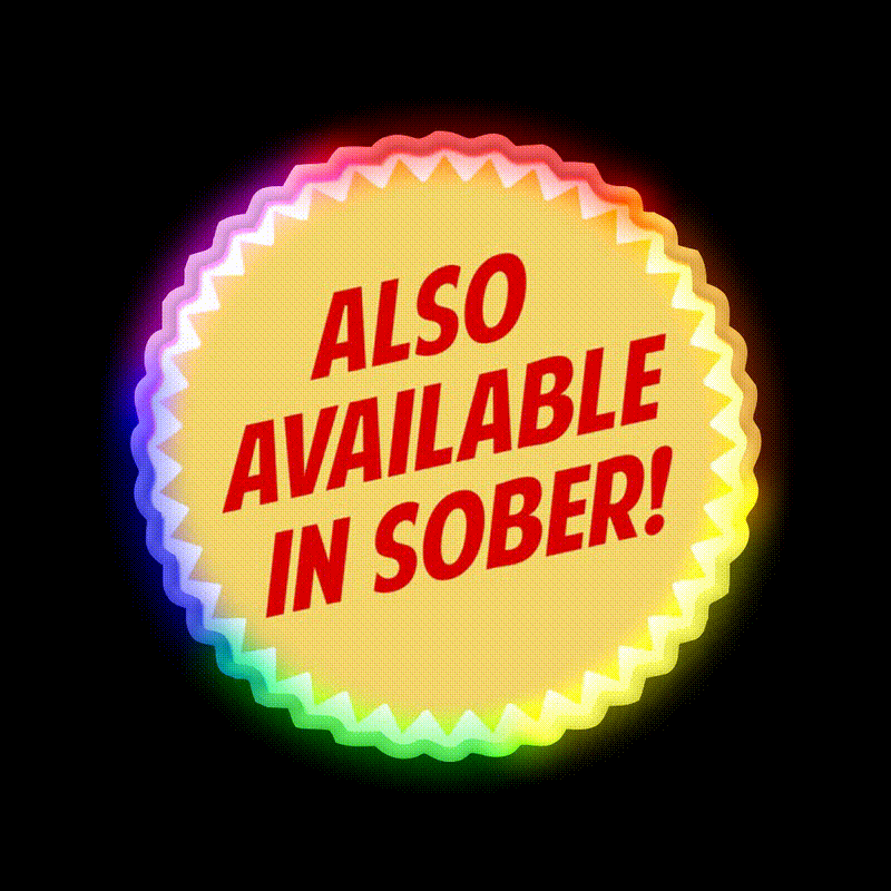 Also Available In Sober Beer Bar Decor Led Neon Sign Rgb Color - LED neon sign close-up detail