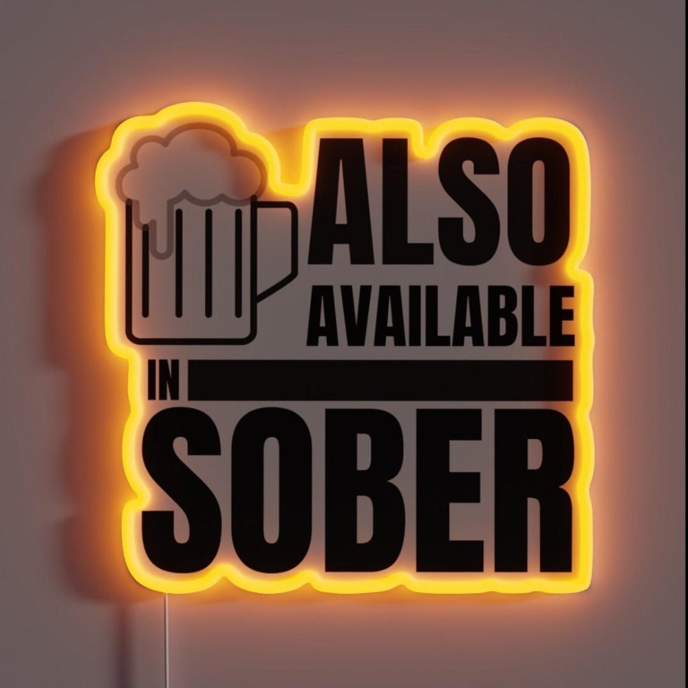 Also Available In Sober Beer Rgb Led Neon Sign - Shineneon