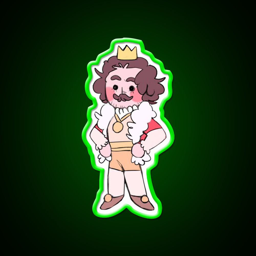 Alt Chibi Bk Fast Food Led Neon Sign For Burger Place Rgb Color