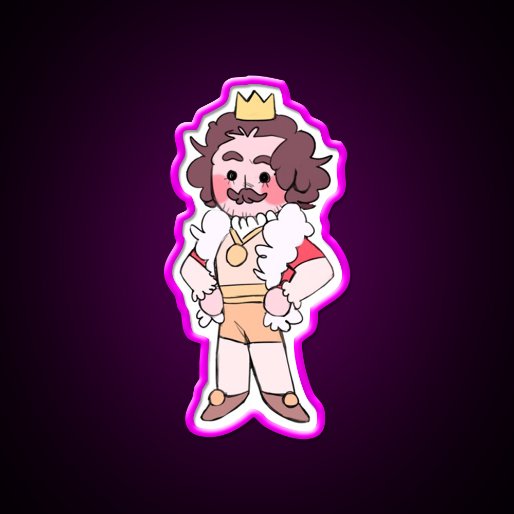 Alt Chibi Bk Fast Food Led Neon Sign For Burger Place Rgb Color