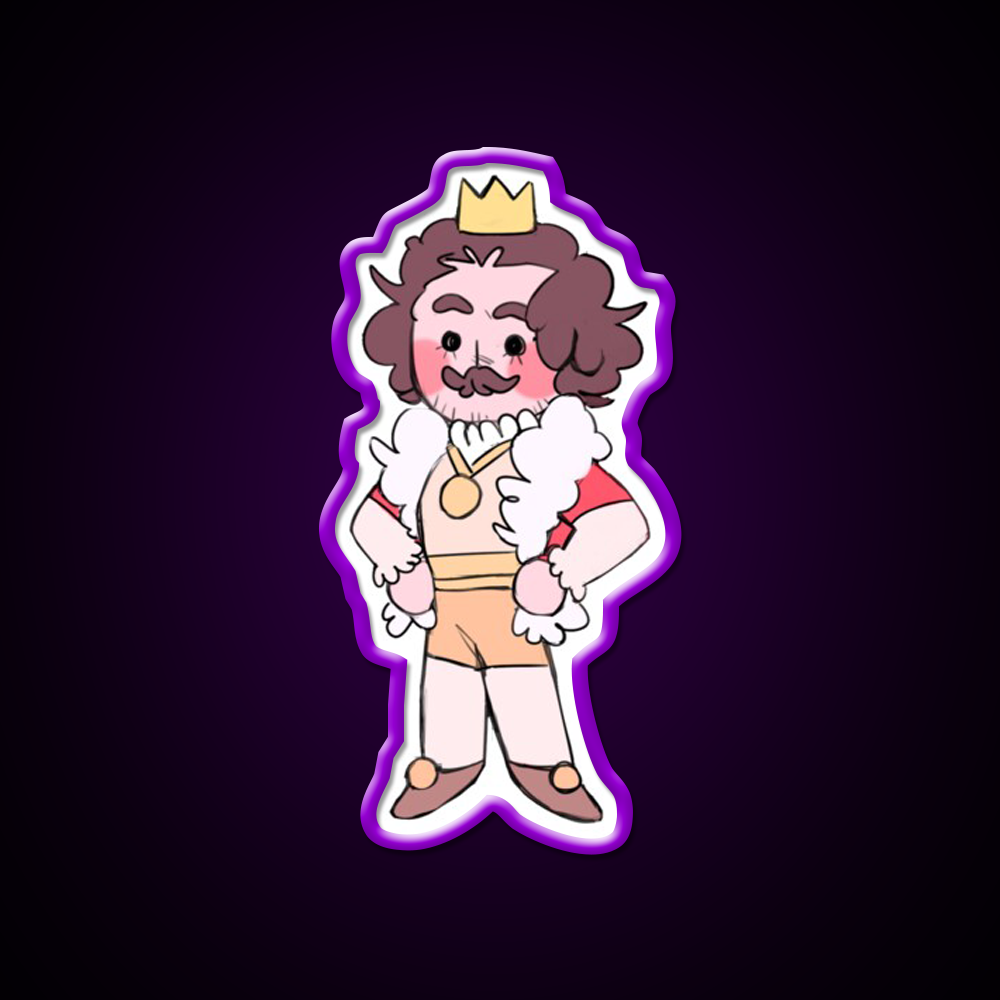 Alt Chibi Bk Fast Food Led Neon Sign For Burger Place Rgb Color