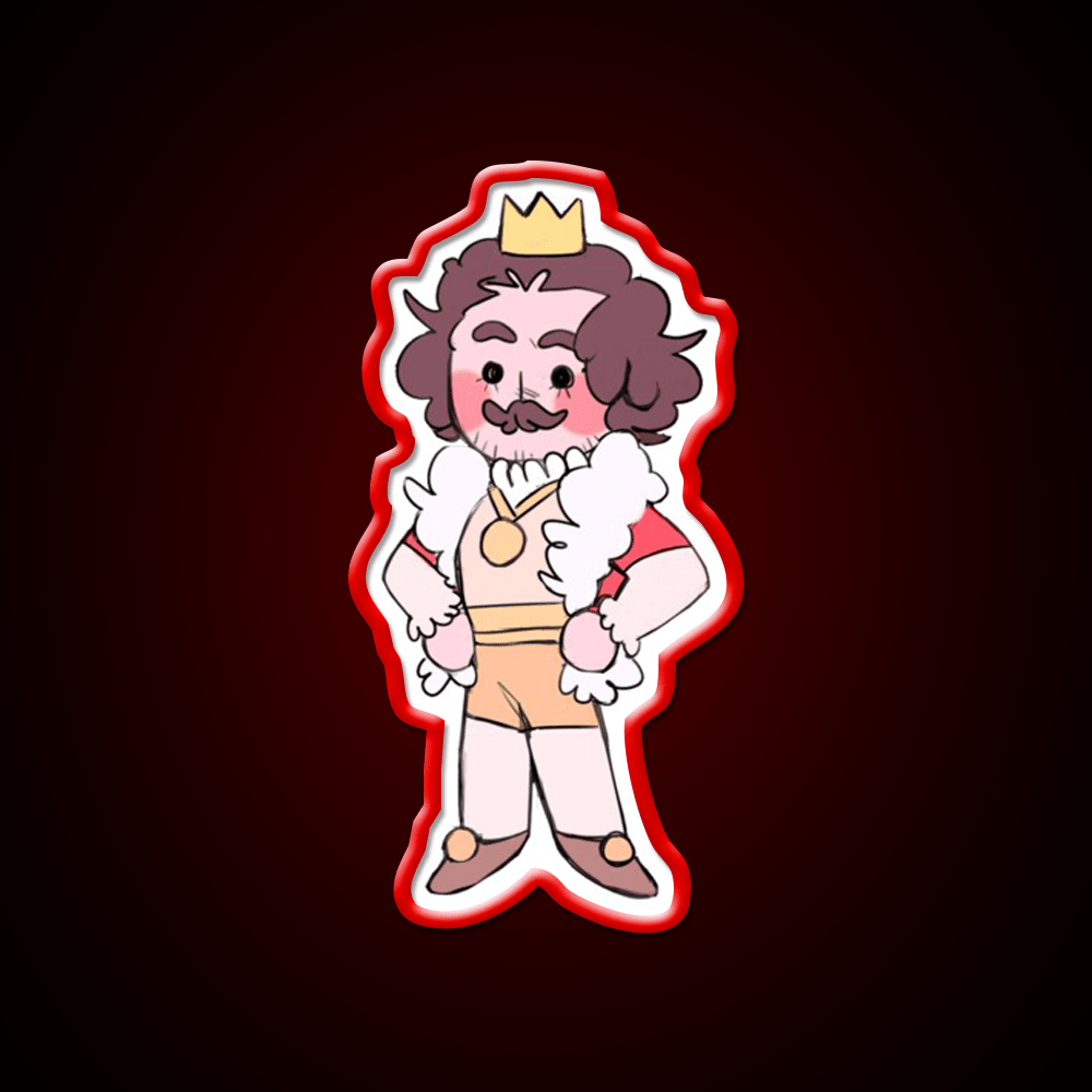 Alt Chibi Bk Fast Food Led Neon Sign For Burger Place Rgb Color - Shineneon