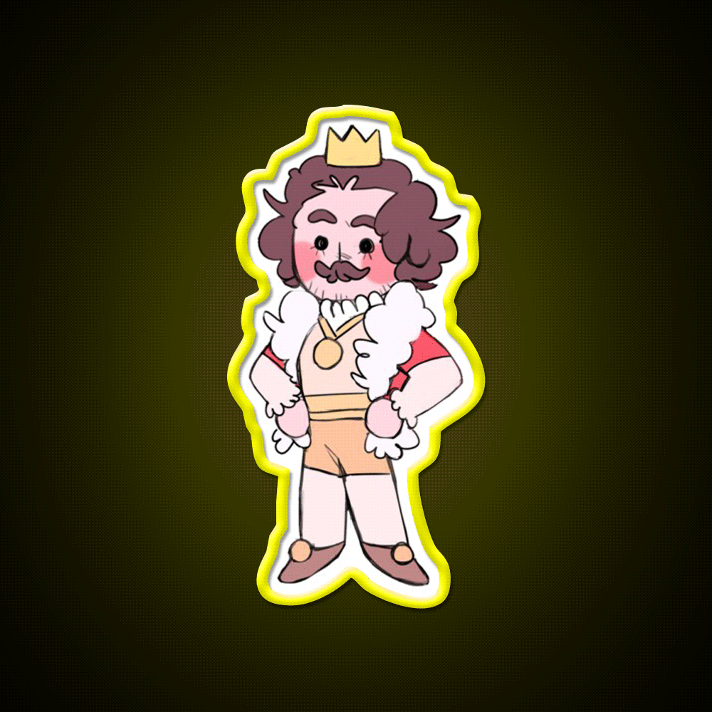 Alt Chibi Bk Fast Food Led Neon Sign For Burger Place Rgb Color