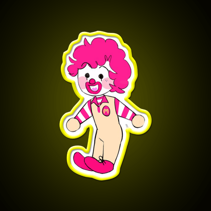 Alt Chibi Ron Fast Food Led Neon Sign For Burger Place Rgb Color - Shineneon