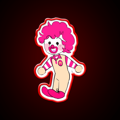 Alt Chibi Ron Fast Food Led Neon Sign For Burger Place Rgb Color - Shineneon