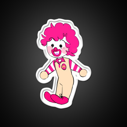 Alt Chibi Ron Fast Food Led Neon Sign For Burger Place Rgb Color