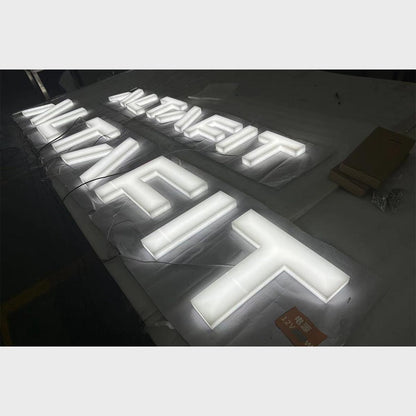 Altafit 3D Frontlit And Backlit Channel Letter Led Light Sign - Shineneon