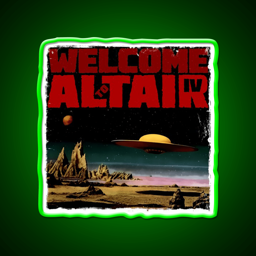 Altair Iv Welcome Welcome Led Neon Sign Open Sign Rgb Color - Shineneon