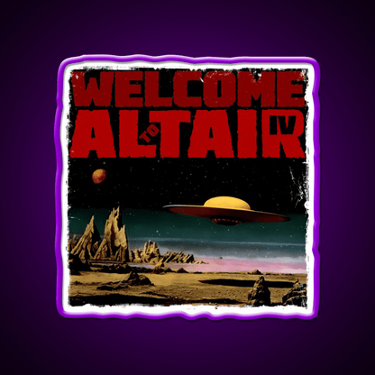 Altair Iv Welcome Welcome Led Neon Sign Open Sign Rgb Color - Shineneon