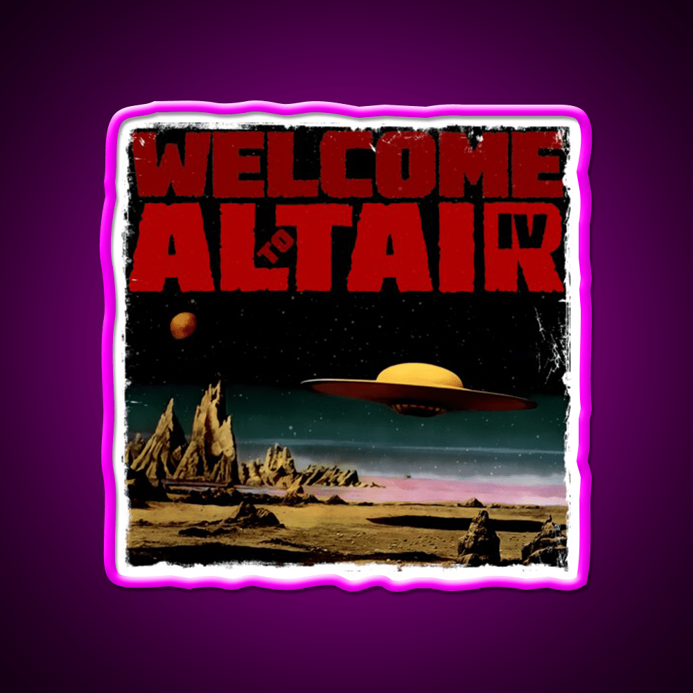 Altair Iv Welcome Welcome Led Neon Sign Open Sign Rgb Color - Shineneon