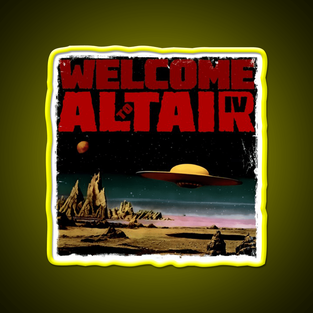 Altair Iv Welcome Welcome Led Neon Sign Open Sign Rgb Color - Shineneon