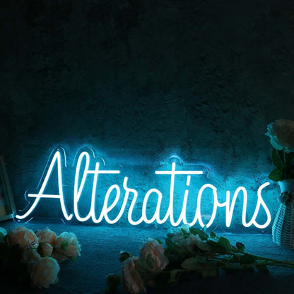 Alterations Blue Led Neon Sign - Shineneon