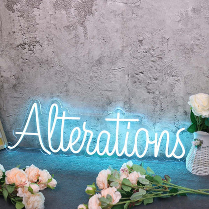 Alterations Blue Led Neon Sign - Shineneon