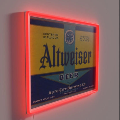 Altweiser Beer Rgb Led Neon Sign - Shineneon
