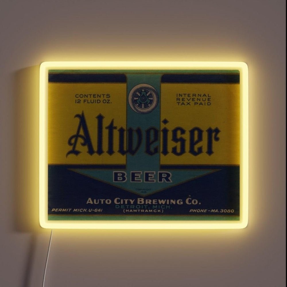 Altweiser Beer Rgb Led Neon Sign - Shineneon