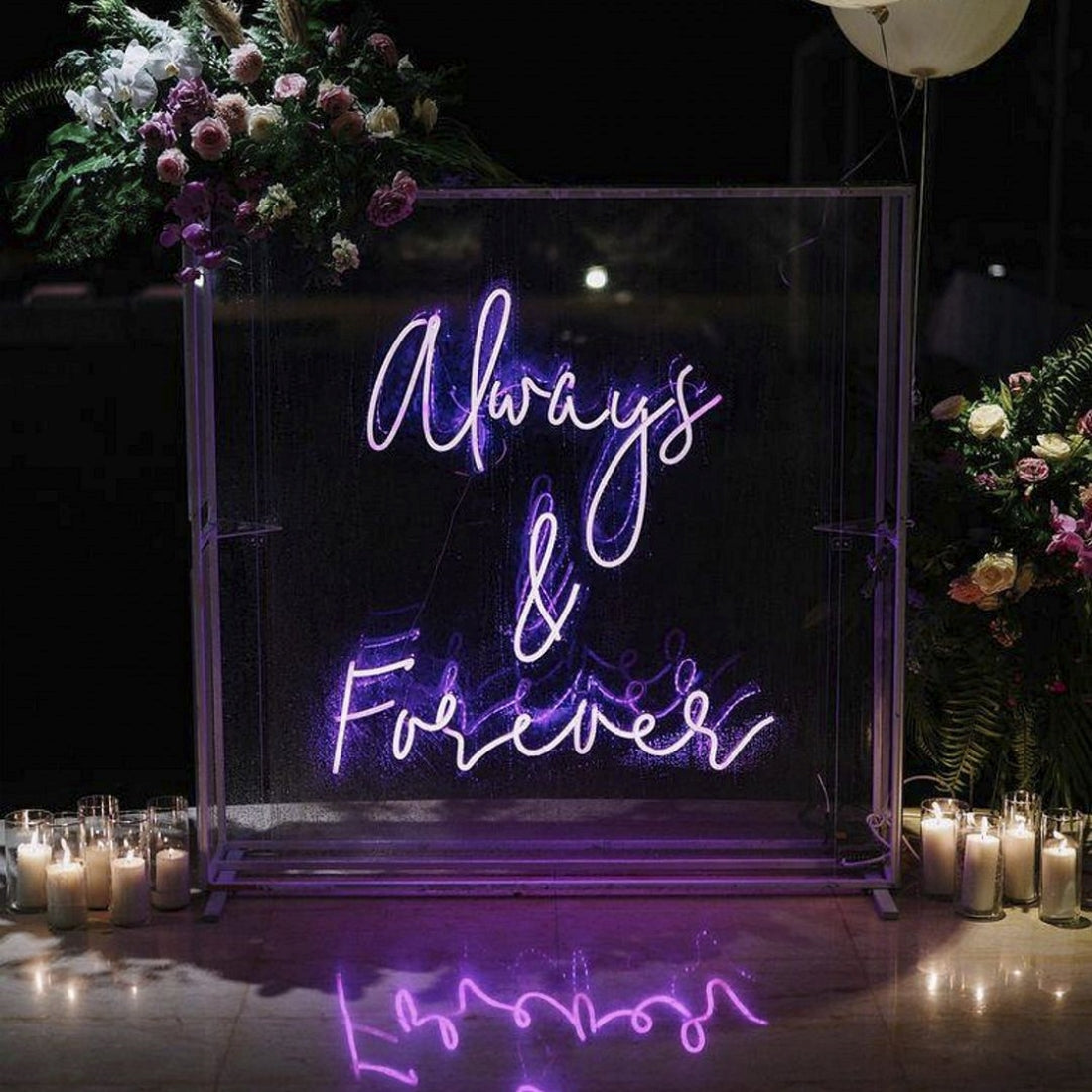 Always And Forever Led Sign Business Neon Sign Wall Decor