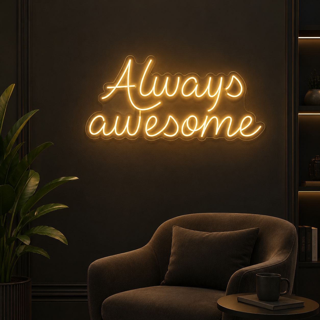 Always Awesome Wall Decor LED Neon Sign - 02 High-Converting Product Image