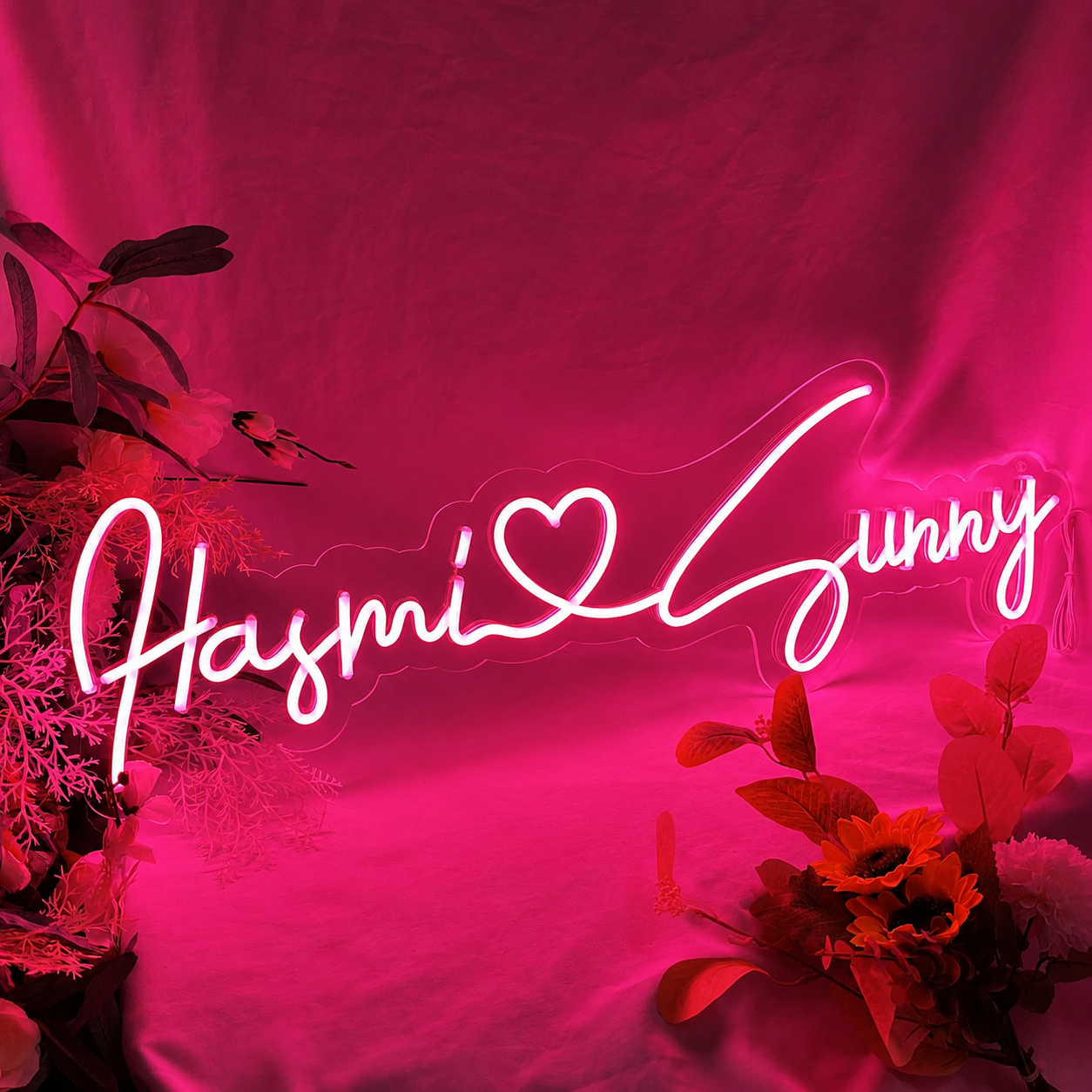 Always Kiss Me Goodnight Cursive Room Decor LED Neon Sign - 01 Original Product Image