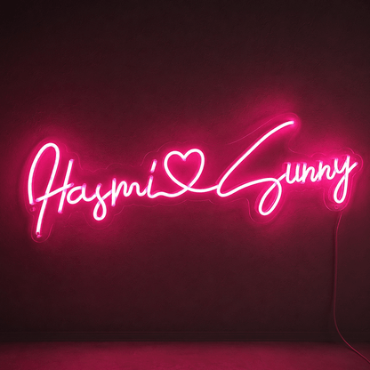 Always Kiss Me Goodnight Cursive Room Decor LED Neon Sign - Shineneon